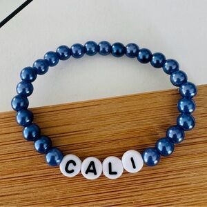 Hand made Cali elastic bracelet